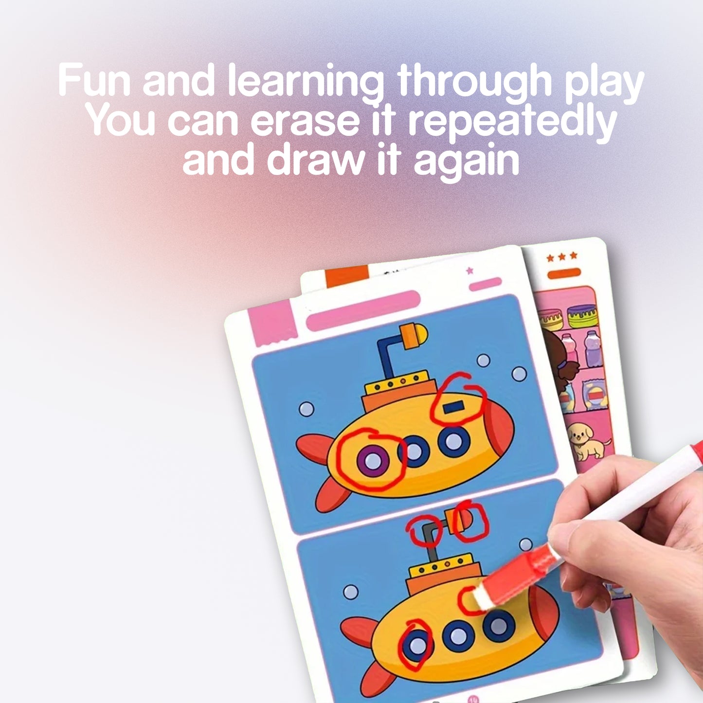 Find the Difference – Reusable Attention Training Game