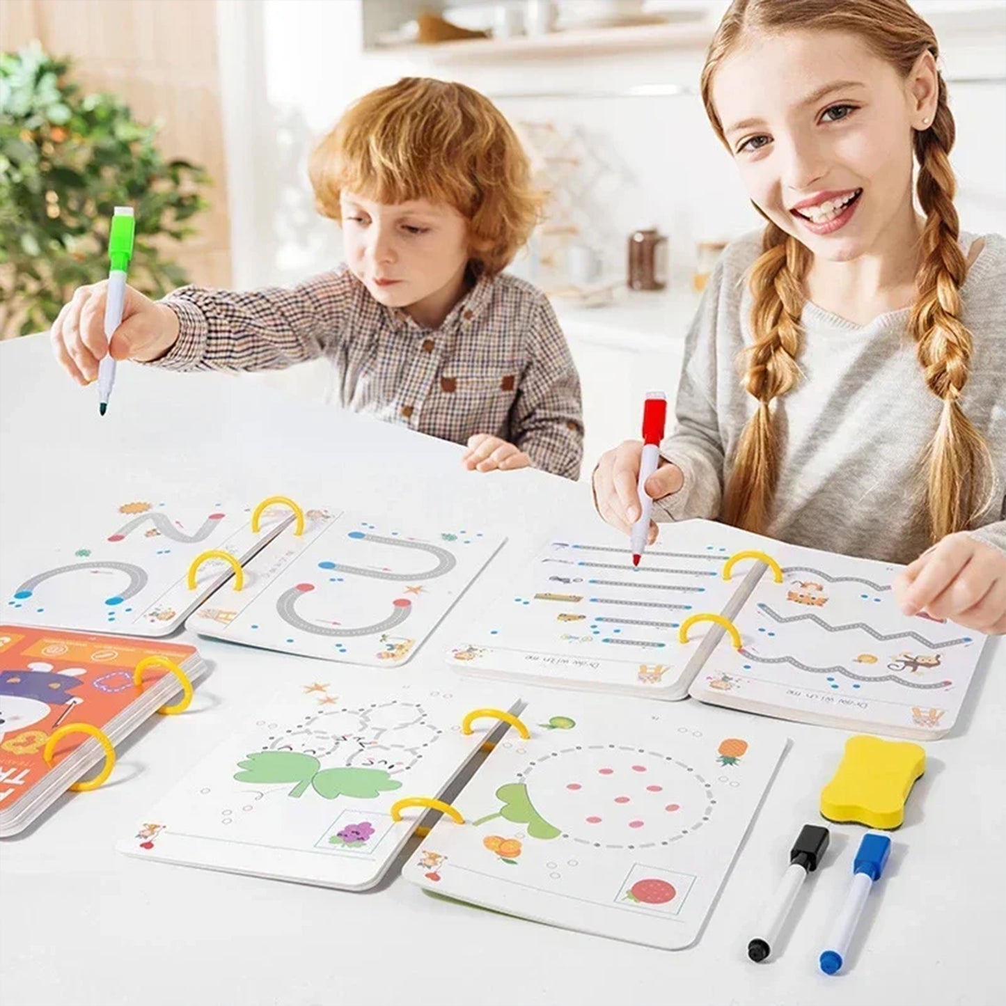 Magic Tracing Workbook – Reusable Practice Copybook for Kids