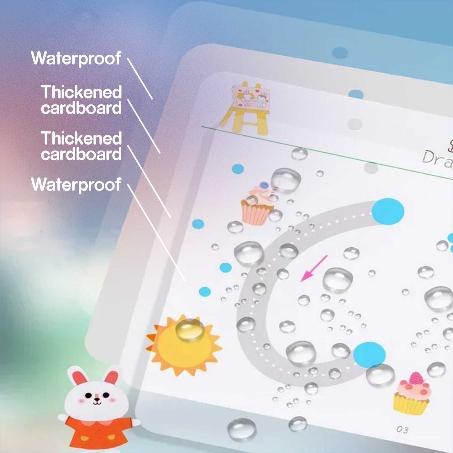 Magical Tracing Workbook Control Training Book Reusable Magic Practice Copybook Children Montessori Drawing Education Stationery