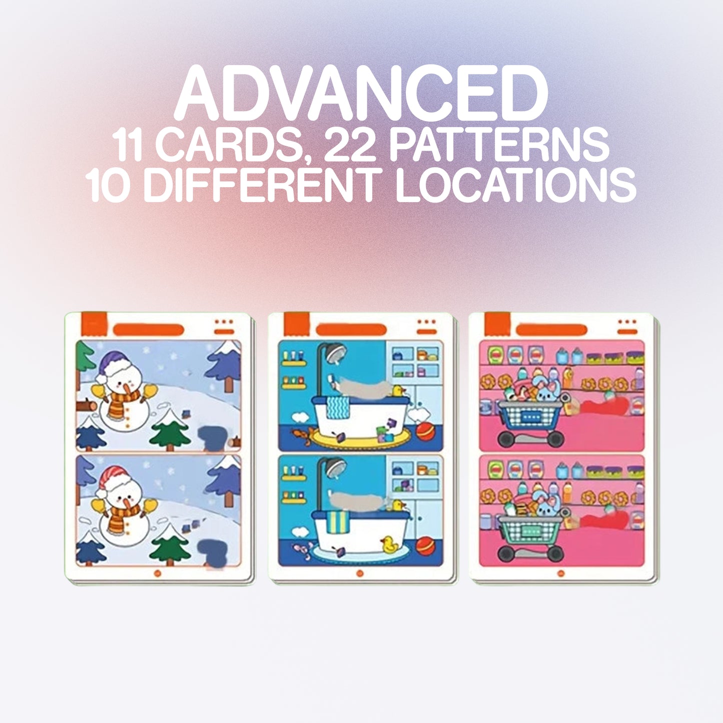 Find the Difference – Reusable Attention Training Game