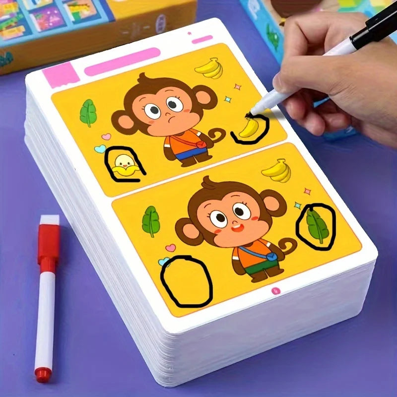 An Educational Fault Finding Game: Reusable Wiping Paper for Focus and Attention Training