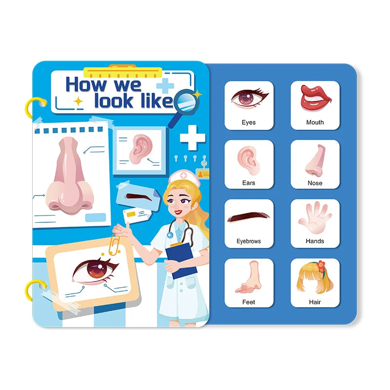 Quiet Book Puzzle – DIY Sticker Activity for Toddlers & Kids
