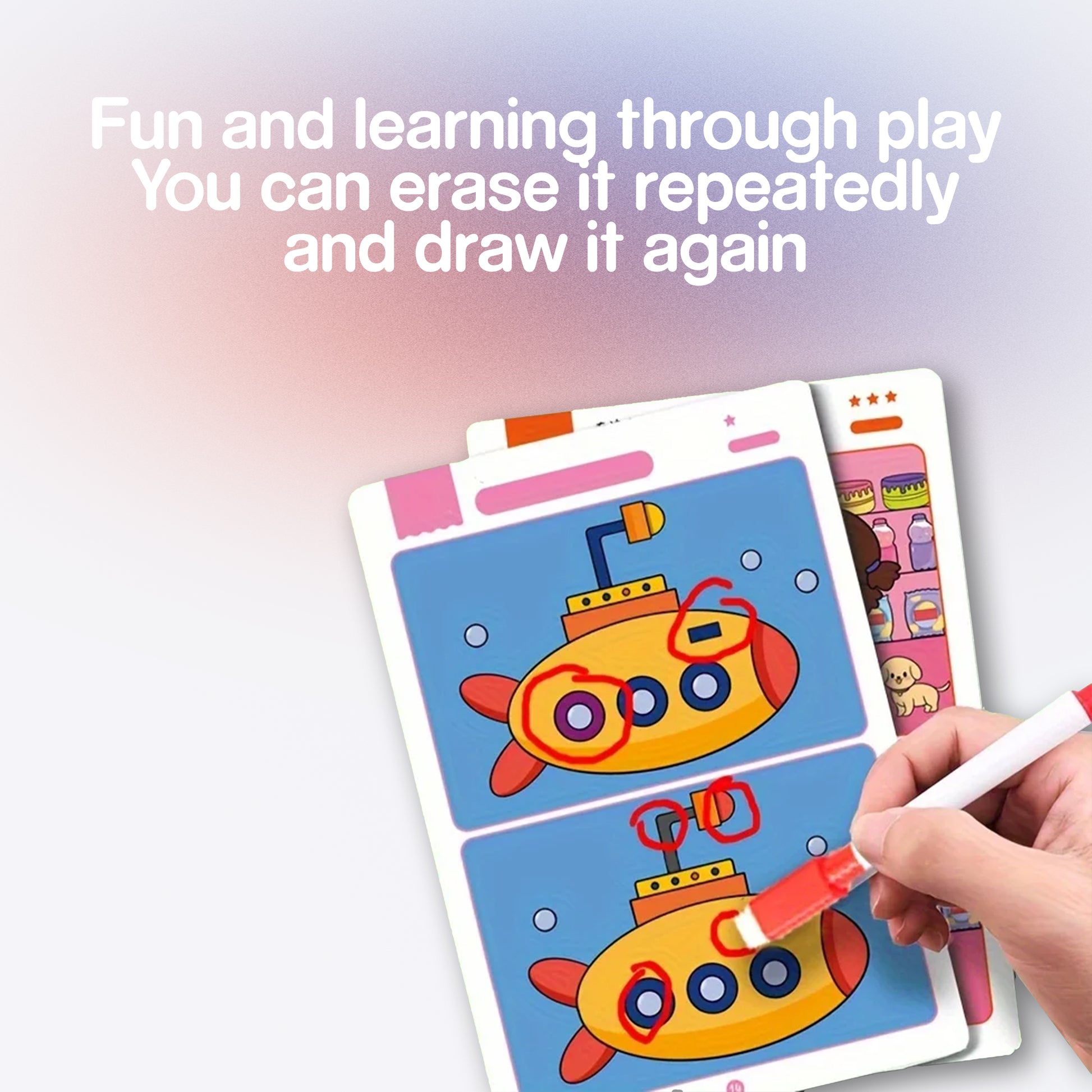 Find the Difference – Reusable Attention Training Game