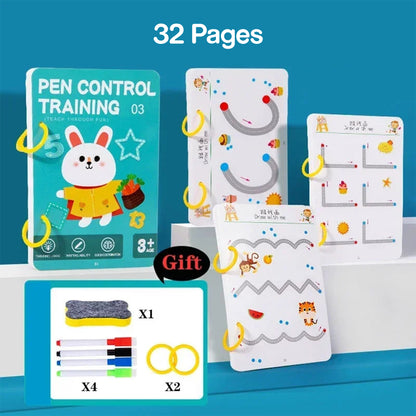 Magic Tracing Copybook for Kids – Reusable & Educational