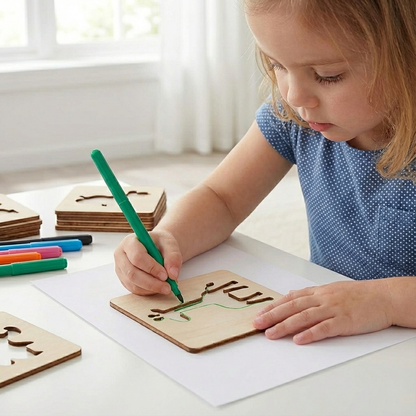 Montessori Wooden Drawing Stencils