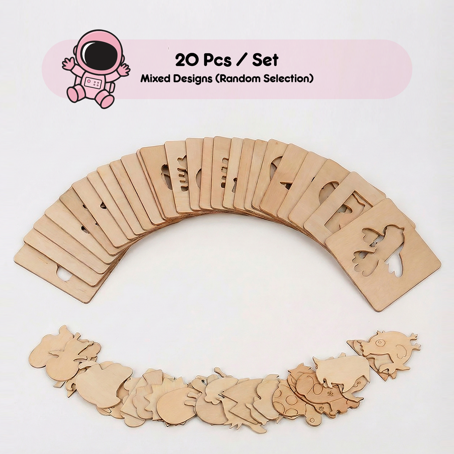 Montessori Wooden Drawing Stencils