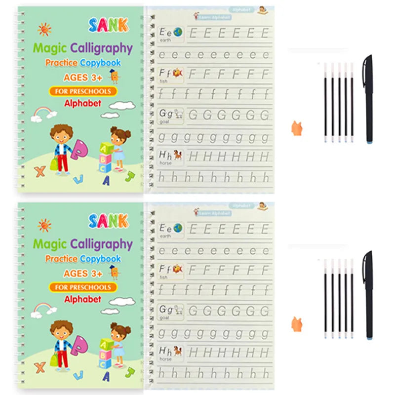 Magic Reusable Writing Practice Book