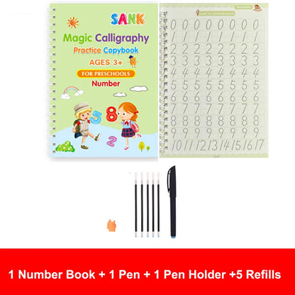 Magic Reusable Writing Practice Book
