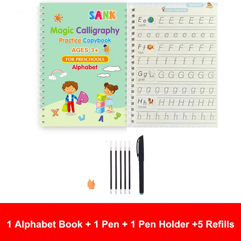Magic Reusable Writing Practice Book