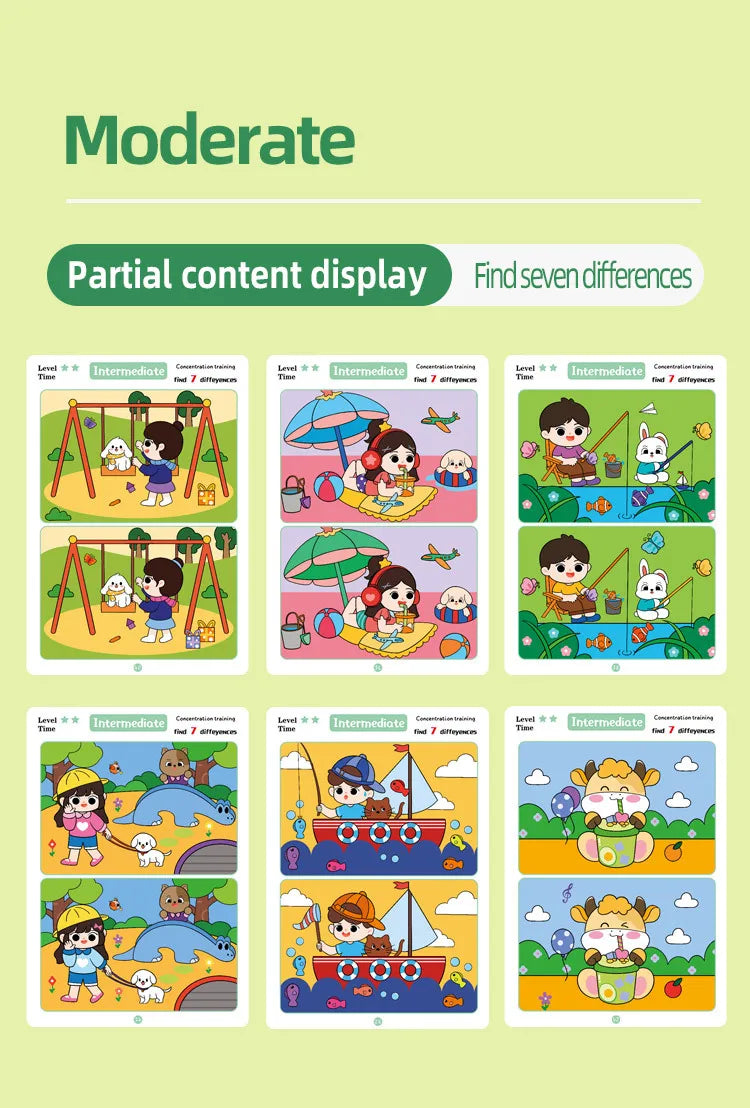 Reusable Find the Differences Game