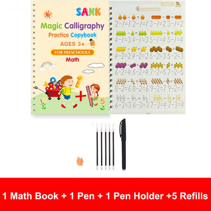 Magic Reusable Writing Practice Book