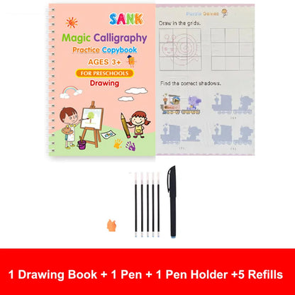 Magic Reusable Writing Practice Book