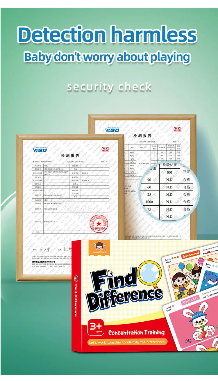 Reusable Find the Differences Game