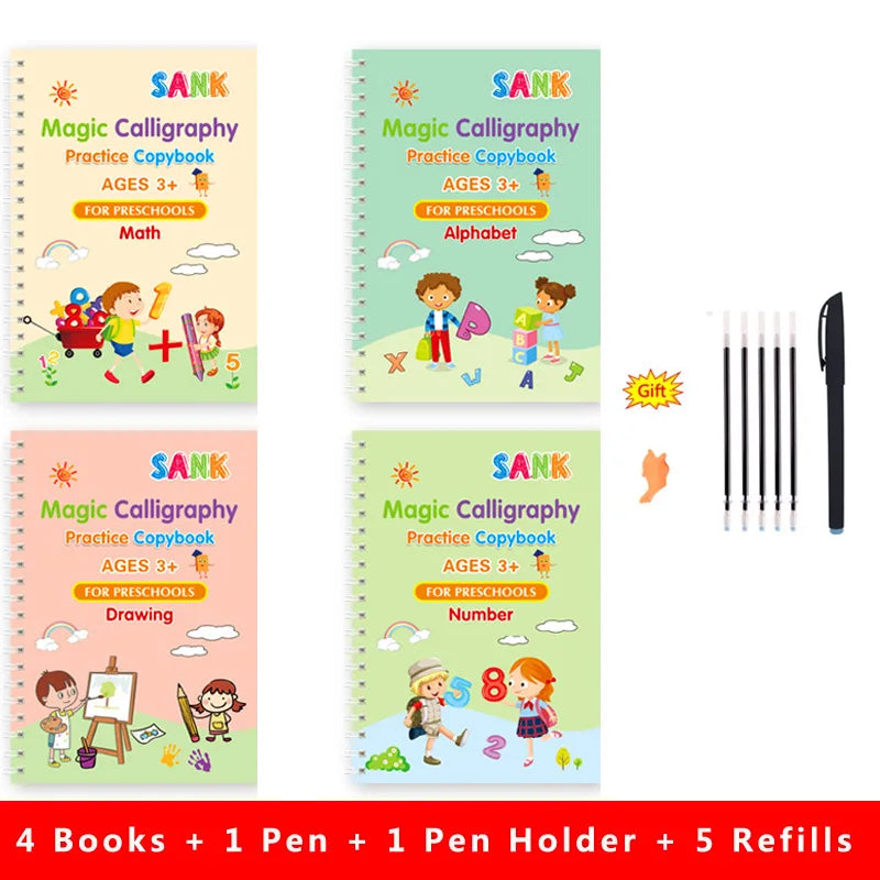 Magic Reusable Writing Practice Book